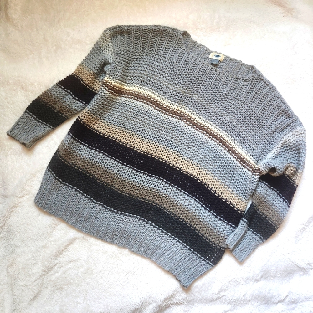 Stylish Striped Winter Sweater by Old Navy